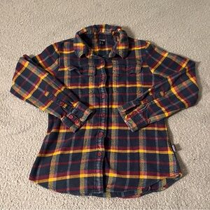 Patagonia Kids Plaid Shirt - Red, Yellow, and Black